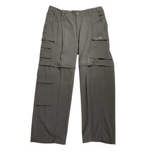 Aigle Actimum Convertible Cargo Pants Mens 36x30 (Fits 36x29) Gray Hiking